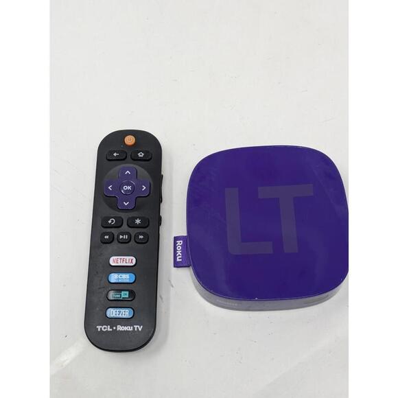 Roku LT 2450X TV Media Streamer Purple Remote- No Cord - Picture 1 of 2